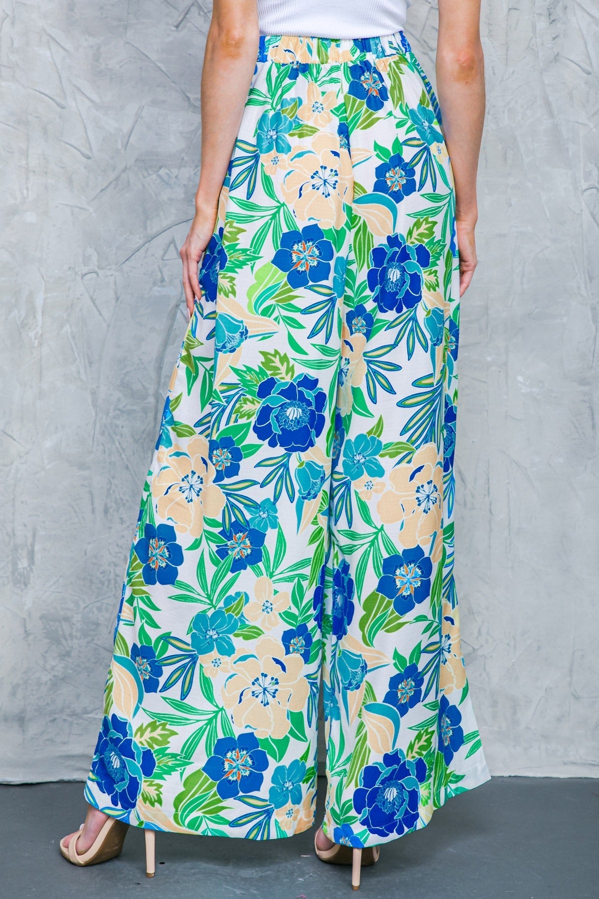 FLORAL IN THE WORLD WOVEN PANTS Flying Tomato